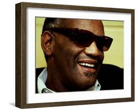 Ray Charles Portrait-null-Framed Photo