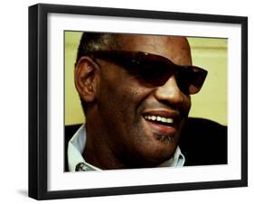 Ray Charles Portrait-null-Framed Photo