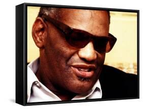 Ray Charles Portrait-null-Framed Stretched Canvas