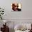 Ray Charles Portrait-null-Stretched Canvas displayed on a wall