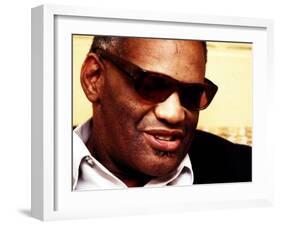 Ray Charles Portrait-null-Framed Photo