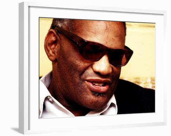 Ray Charles Portrait-null-Framed Photo