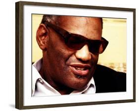 Ray Charles Portrait-null-Framed Photo