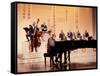 Ray Charles Recording Hollywood Palace Television Show, 1966-null-Framed Stretched Canvas
