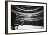 Ray Charles Singing, with Arms Outstretched, During Performance at Carnegie Hall-Bill Ray-Framed Photographic Print