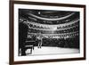 Ray Charles Singing, with Arms Outstretched, During Performance at Carnegie Hall-Bill Ray-Framed Photographic Print