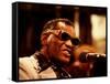 Ray Charles Singing-null-Framed Stretched Canvas