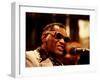 Ray Charles Singing-null-Framed Photo