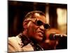 Ray Charles Singing-null-Mounted Photo