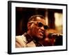 Ray Charles Singing-null-Framed Photo