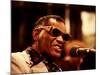 Ray Charles Singing-null-Mounted Photo