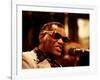 Ray Charles Singing-null-Framed Photo