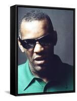 Ray Charles Taping a Coca-Cola Radio Commercial, 1967-null-Framed Stretched Canvas