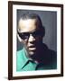 Ray Charles Taping a Coca-Cola Radio Commercial, 1967-null-Framed Photo