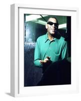 Ray Charles Taping a Coca-Cola Radio Commercial, 1967-null-Framed Photo