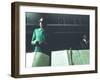 Ray Charles Taping a Coca-Cola Radio Commercial, 1967-null-Framed Photo