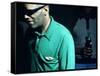 Ray Charles Taping a Coca-Cola Radio Commercial, 1967-null-Framed Stretched Canvas