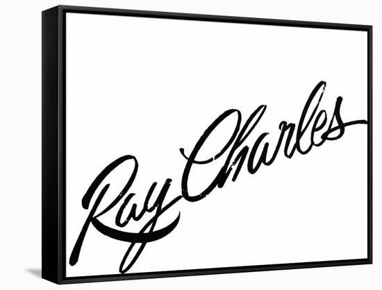 Ray Charles-null-Framed Stretched Canvas