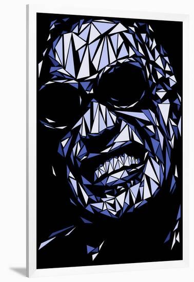 Ray Charles-Cristian Mielu-Framed Art Print