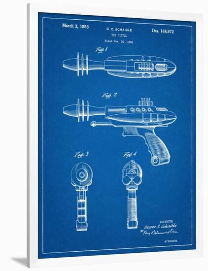 Ray Gun Laser Patent-null-Framed Art Print