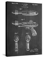 Ray Gun Patent Laser-null-Stretched Canvas