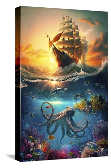 Stretched Canvas Print, , large