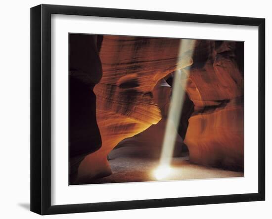 Ray of Sunlight in Cave-Nosnibor137-Framed Photographic Print