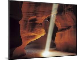Ray of Sunlight in Cave-Nosnibor137-Mounted Photographic Print