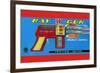 Ray W Gun-null-Framed Art Print