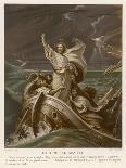 He Calms a Storm on the Sea of Galilee-Raymond Balze-Photographic Print