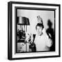 Raymond Devos with Two Parrots in Colmar, August 3968-Marcel Begoin-Framed Photographic Print