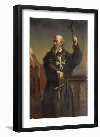 Raymond du Puy, 2ème grand-maître de l'ordre des chevaliers hospitaliers de Saint-Jean de-Alexandre Laemlein-Framed Giclee Print