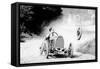 Raymond Mays' Bugatti Loses a Wheel, Early 1930s-null-Framed Stretched Canvas