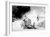 Raymond Mays' Bugatti Loses a Wheel, Early 1930s-null-Framed Photographic Print
