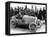 Raymond Mays in a Bugatti, Porthcawl Sands, Wales, 1920s-null-Framed Stretched Canvas