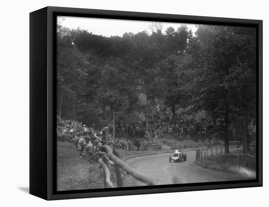 Raymond Mays Vauxhall-Villiers competing in the Shelsley Walsh Speed Hill Climb, Worcestershire-Bill Brunell-Framed Stretched Canvas