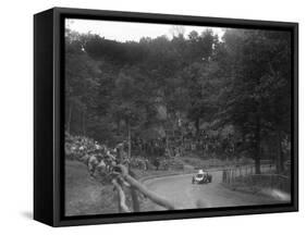 Raymond Mays Vauxhall-Villiers competing in the Shelsley Walsh Speed Hill Climb, Worcestershire-Bill Brunell-Framed Stretched Canvas