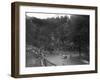 Raymond Mays Vauxhall-Villiers competing in the Shelsley Walsh Speed Hill Climb, Worcestershire-Bill Brunell-Framed Photographic Print