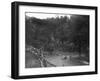 Raymond Mays Vauxhall-Villiers competing in the Shelsley Walsh Speed Hill Climb, Worcestershire-Bill Brunell-Framed Photographic Print