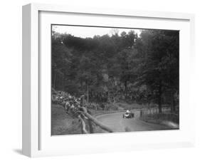 Raymond Mays Vauxhall-Villiers competing in the Shelsley Walsh Speed Hill Climb, Worcestershire-Bill Brunell-Framed Photographic Print