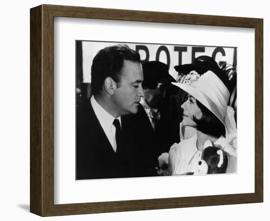 Raymond Pellegrin and Annie Girardot: La Bonne Soupe, 1963-Marcel Dole-Framed Photographic Print