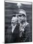 Raymond Poincare Greeting King Alfonso XIII of Spain-null-Mounted Giclee Print