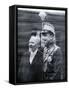 Raymond Poincare Greeting King Alfonso XIII of Spain-null-Framed Stretched Canvas