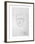 Raymond Radiguet, 1921-Roger de La Fresnaye-Framed Giclee Print