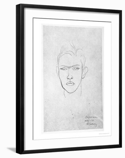 Raymond Radiguet, 1921-Roger de La Fresnaye-Framed Giclee Print