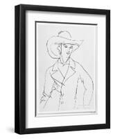 Raymond Radiguet 1921-Roger de La Fresnaye-Framed Giclee Print