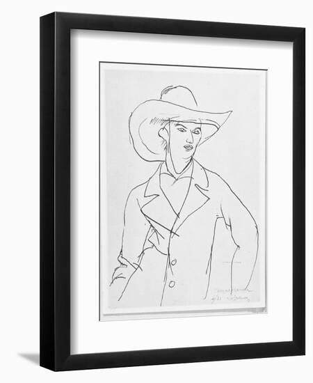 Raymond Radiguet 1921-Roger de La Fresnaye-Framed Giclee Print