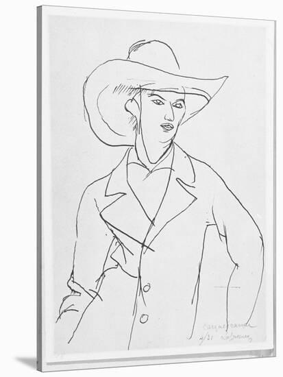 Raymond Radiguet 1921-Roger de La Fresnaye-Stretched Canvas
