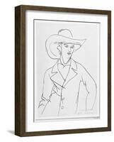 Raymond Radiguet 1921-Roger de La Fresnaye-Framed Giclee Print