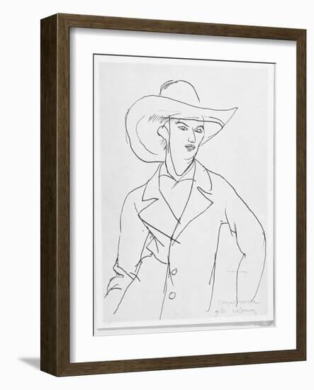 Raymond Radiguet 1921-Roger de La Fresnaye-Framed Giclee Print